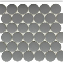 Roca CC Mosaics Plus Gray Matte 2" Dot Mosaic